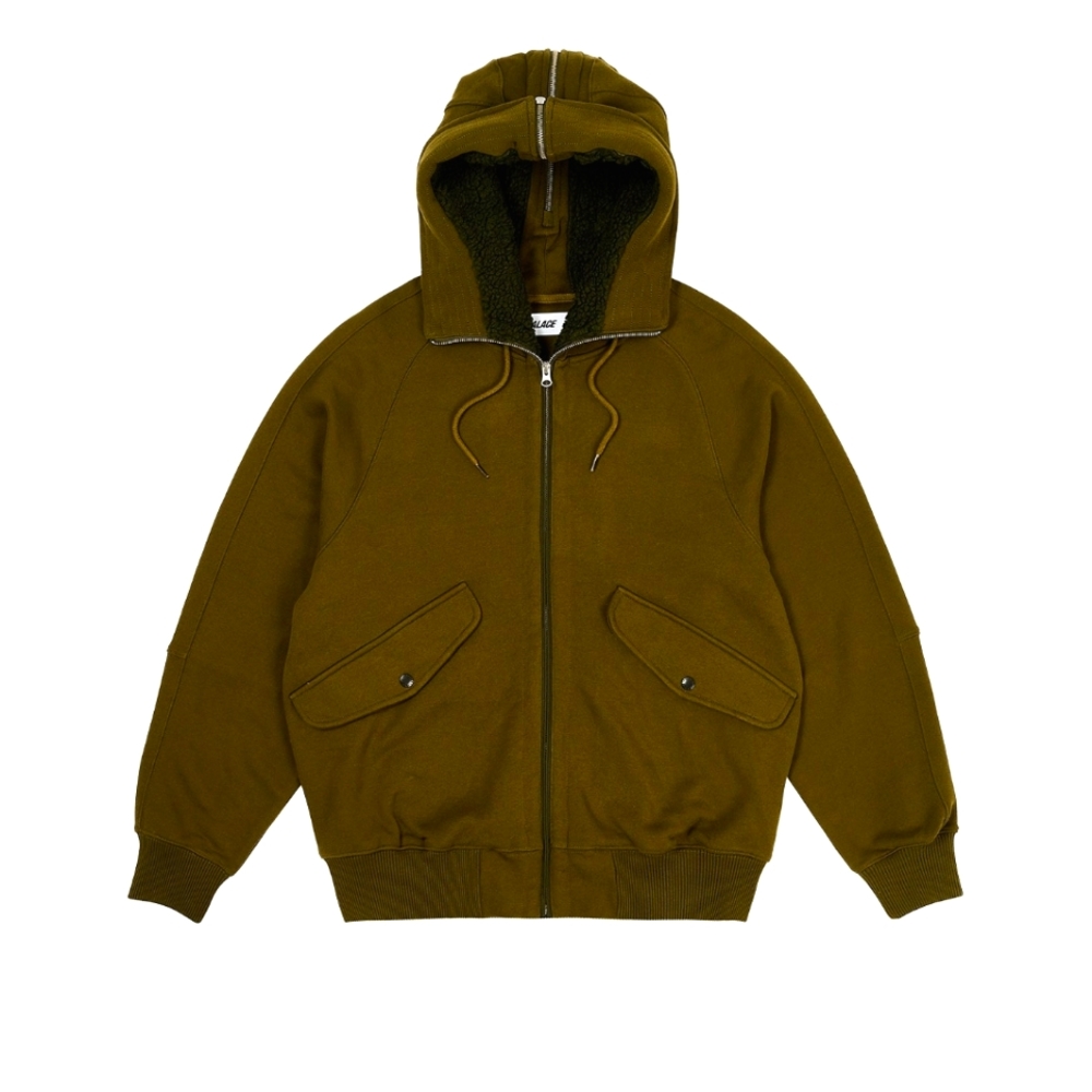 PALACE Split Hood Bomber Sweat